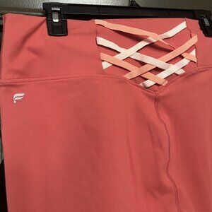 Fabletics Boost PowerHold High-Waisted Criss-Cross 7/8 Legging